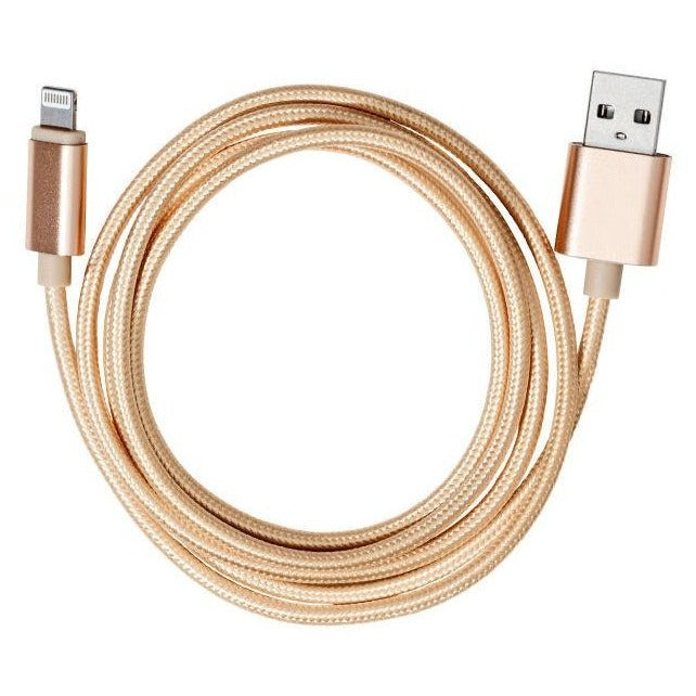 Apple Lightning USB Kabel i Guld Design - 1 Meter