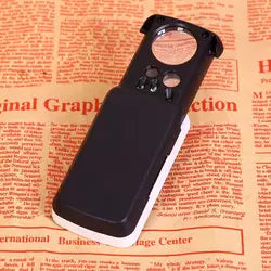 Lupp förstoringsglas med UV & LED lampa 30x, 60x, 90x förstoring