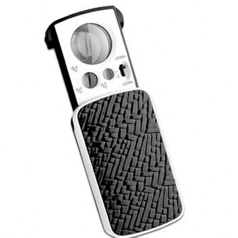 Lupp förstoringsglas med UV & LED lampa 30x, 60x, 90x förstoring