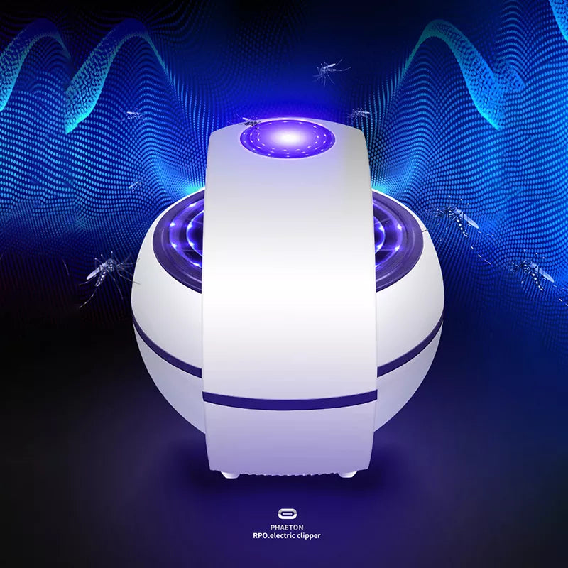 Flugfångare med ledlampa, inga kemikalier behövs