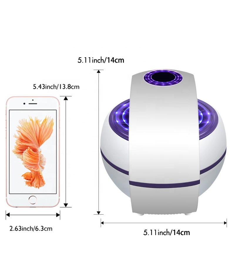 Flugfångare med ledlampa, inga kemikalier behövs