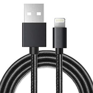 Premium Ladd- & Sync- kabel i Läder Design 1 m