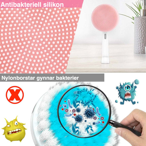 Borsthuvud för ansiktsrengöring