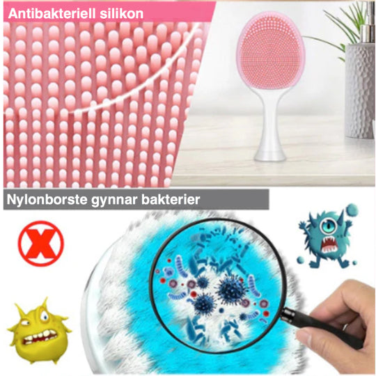 Borsthuvud för ansiktsrengöring