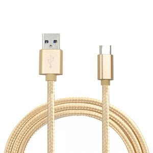 USB-C Kabel i Guld Design - 1 Meter