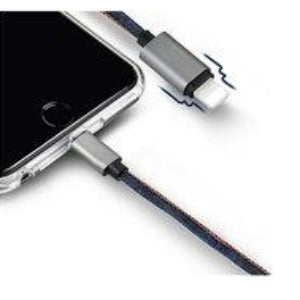 Premium Ladd & Sync kabel i Denim 1m