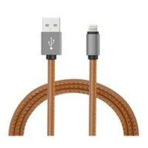 Premium Ladd- & Sync- kabel i Läder Design 1 m