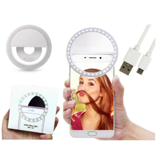 Superstark Selfielampa