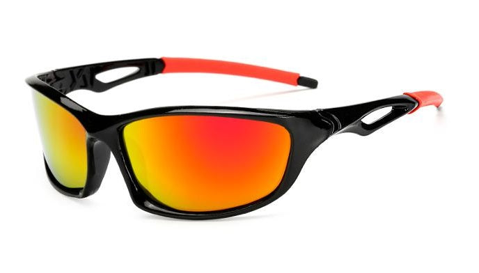 Sportglasögon Röd/Gul Lins - Svart Skalm PRYLGROSSISTEN - POPULÄRA VAROR TILL LÄGRE PRIS