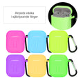 Självlysande silikonfodral till AirPods 1 & 2 "Glow in the dark"