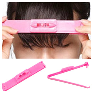 Hårklämma för DIY luggklippning