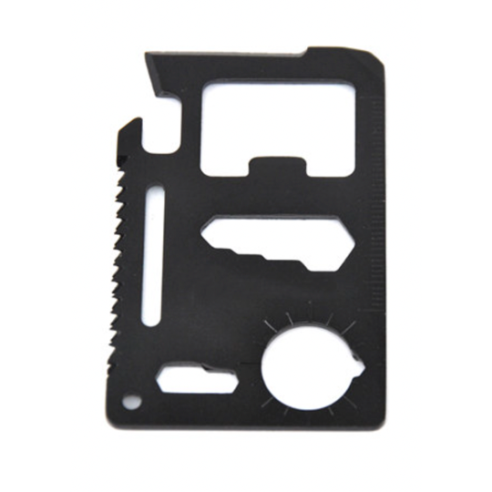 Survival Card Multiverktyg som får plats i kreditkortsfickan